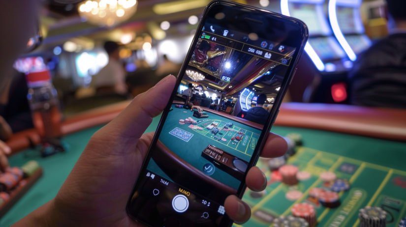 Table games section including poker and baccarat on phjion